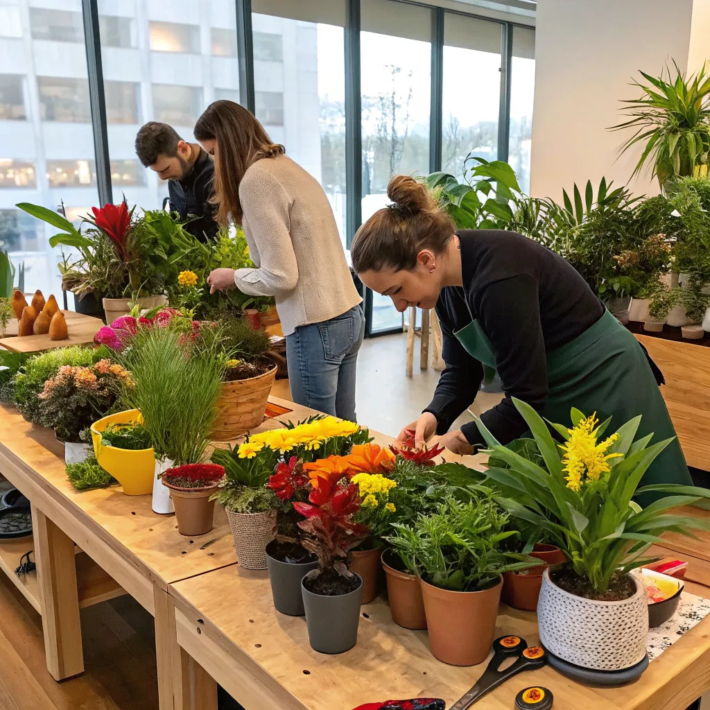 Creative plant arrangement workshop